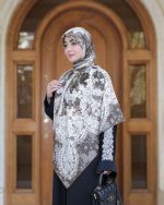 روسری ابریشم ژاکارد اعلا - تصویر 3