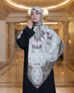 روسری ابریشم ژاکارد اعلا - تصویر 4
