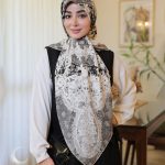 روسری ابریشم ژاکارد اعلا